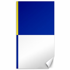 Bratislavsky Flag Canvas 40  X 72  by tony4urban