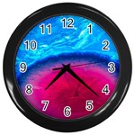 Experimental Liquids Wall Clock (Black) Front