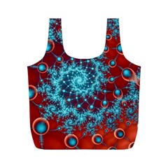 Fractal Pattern Background Full Print Recycle Bag (m) by danenraven