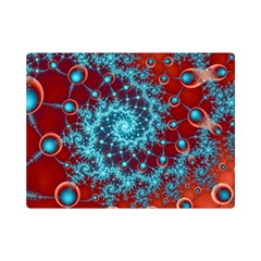 Fractal Pattern Background One Side Premium Plush Fleece Blanket (mini) by danenraven