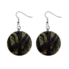 Botanical Motif Trees Detail Photography Mini Button Earrings by dflcprintsclothing