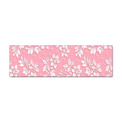 Texture With White Flowers Sticker (bumper) by artworkshop