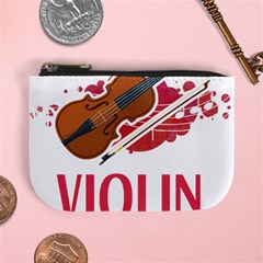 Violin T- Shirt Cool Girls Play Violin T- Shirt Mini Coin Purse by maxcute