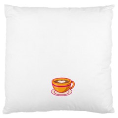 Women And Coffee T- Shirt Women All Around The World Take Their Coffee Differently  T- Shirt Large Premium Plush Fleece Cushion Case (two Sides) by maxcute