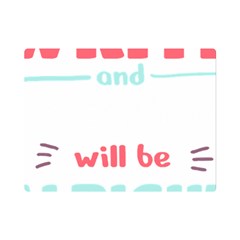 Writer Gift T- Shirt Just Write And Everything Will Be Alright T- Shirt One Side Premium Plush Fleece Blanket (mini) by maxcute