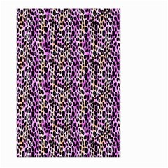 Leopard Large Garden Flag (two Sides) by DinkovaArt