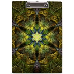 Fractal-fantasy-design-background- A4 Acrylic Clipboard by Vaneshart