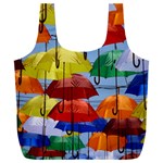 Umbrellas Colourful Full Print Recycle Bag (XXXL) Front