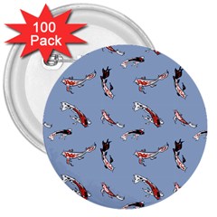 Koi! 3  Buttons (100 Pack)  by fructosebat