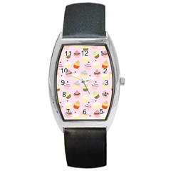 Cupcakes! Barrel Style Metal Watch by fructosebat