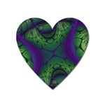 Abstract Art Fractal Heart Magnet Front