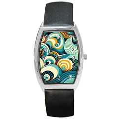 Waves Barrel Style Metal Watch by fructosebat