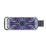 Denim Blend Repeats I Portable USB Flash (Two Sides) Back