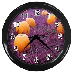  Autumn Decoration Autumn Flowers Autumn Plant Wall Clock (black) by artworkshop