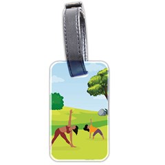 Large Luggage Tag (two Sides) by SymmekaDesign