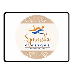 Logo Pngdd One Side Fleece Blanket (small) by SymmekaDesign