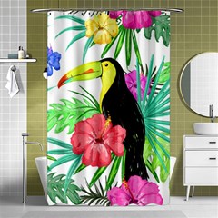 Sheets Tropical Nature Green Plant Shower Curtain 48  X 72  (small)  by Ravend