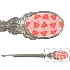 Background Watermelon Pattern Fruit Food Sweet Letter Opener by Jancukart