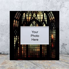 Stained Glass Window Gothic Haunted Eerie White Box Photo Frame 4  X 6  by Jancukart