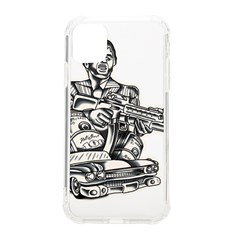 Scarface Movie Traditional Tattoo Iphone 11 Tpu Uv Print Case by tradlinestyle