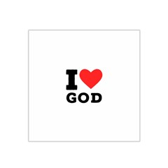 I Love God Satin Bandana Scarf 22  X 22  by ilovewhateva