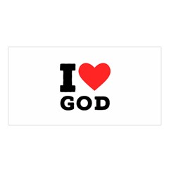 I Love God Satin Shawl 45  X 80  by ilovewhateva