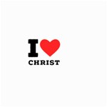 I love christ Large Garden Flag (Two Sides) Back