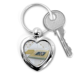 Technics Design Element Set Pattern Graphic Symbol Key Chain (heart) by danenraven