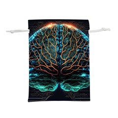 Brain Mind Technology Circuit Board Layout Patterns Lightweight Drawstring Pouch (s) by Uceng