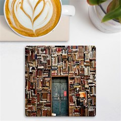 Books Uv Print Square Tile Coaster  by artworkshop