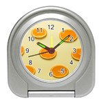 Fruite Orange Travel Alarm Clock Front