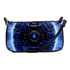 Ai Generated Digital Technology Computer Internet Shoulder Clutch Bag by Ravend