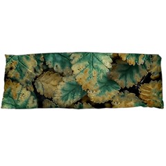 Colored Close Up Plants Leaves Pattern Body Pillow Case (dakimakura) by dflcprintsclothing