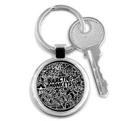 Arctic Monkeys Digital Wallpaper Pattern No People Creativity Key Chain (round) by Sudhe