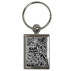 Arctic Monkeys Digital Wallpaper Pattern No People Creativity Key Chain (rectangle) by Sudhe