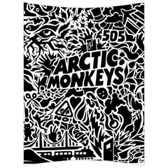 Arctic Monkeys Digital Wallpaper Pattern No People Creativity Back Support Cushion by Sudhe