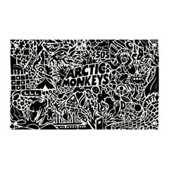 Arctic Monkeys Digital Wallpaper Pattern No People Creativity Banner And Sign 5  X 3  by Sudhe