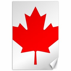 Canada Flag Canadian Flag View Canvas 24  X 36  by Ravend