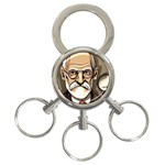 Ai Generated Psychotherapist Psychology Therapy 3-Ring Key Chain Front