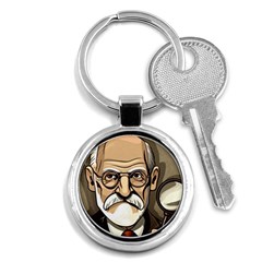 Ai Generated Psychotherapist Psychology Therapy Key Chain (round) by danenraven