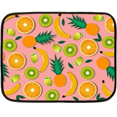 Fruits Tropical Pattern Design Art Fleece Blanket (mini) by Ravend