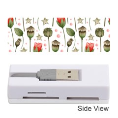 Poppies Red Poppies Red Flowers Memory Card Reader (stick) by Ravend