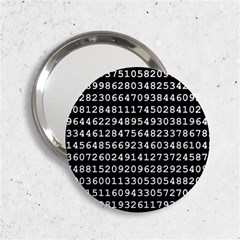 Pi Circle Diameter Circumference Ratio Radius 2 25  Handbag Mirrors by Ravend