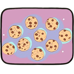 Cookies Chocolate Chips Chocolate Cookies Sweets Fleece Blanket (mini) by Ravend