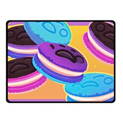 Cookies Chocolate Cookies Sweets Snacks Baked Goods Food One Side Fleece Blanket (small) by Ravend