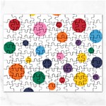 Polka Dot Rectangular Jigsaw Puzzl Front