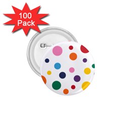 Polka Dot 1 75  Buttons (100 Pack)  by 8989