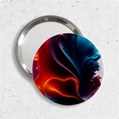 Ai Generated Swirl Splash Blaze Design Art 2 25  Handbag Mirrors by Ravend