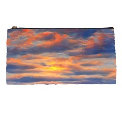 Serene Sunset Over Beach Pencil Case by GardenOfOphir