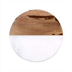 Gorgeous Lake Classic Marble Wood Coaster (round)  by GardenOfOphir